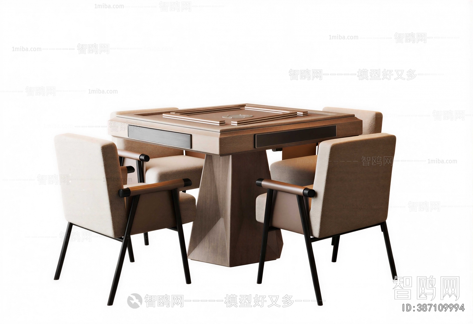 Modern Mahjong Tables And Chairs