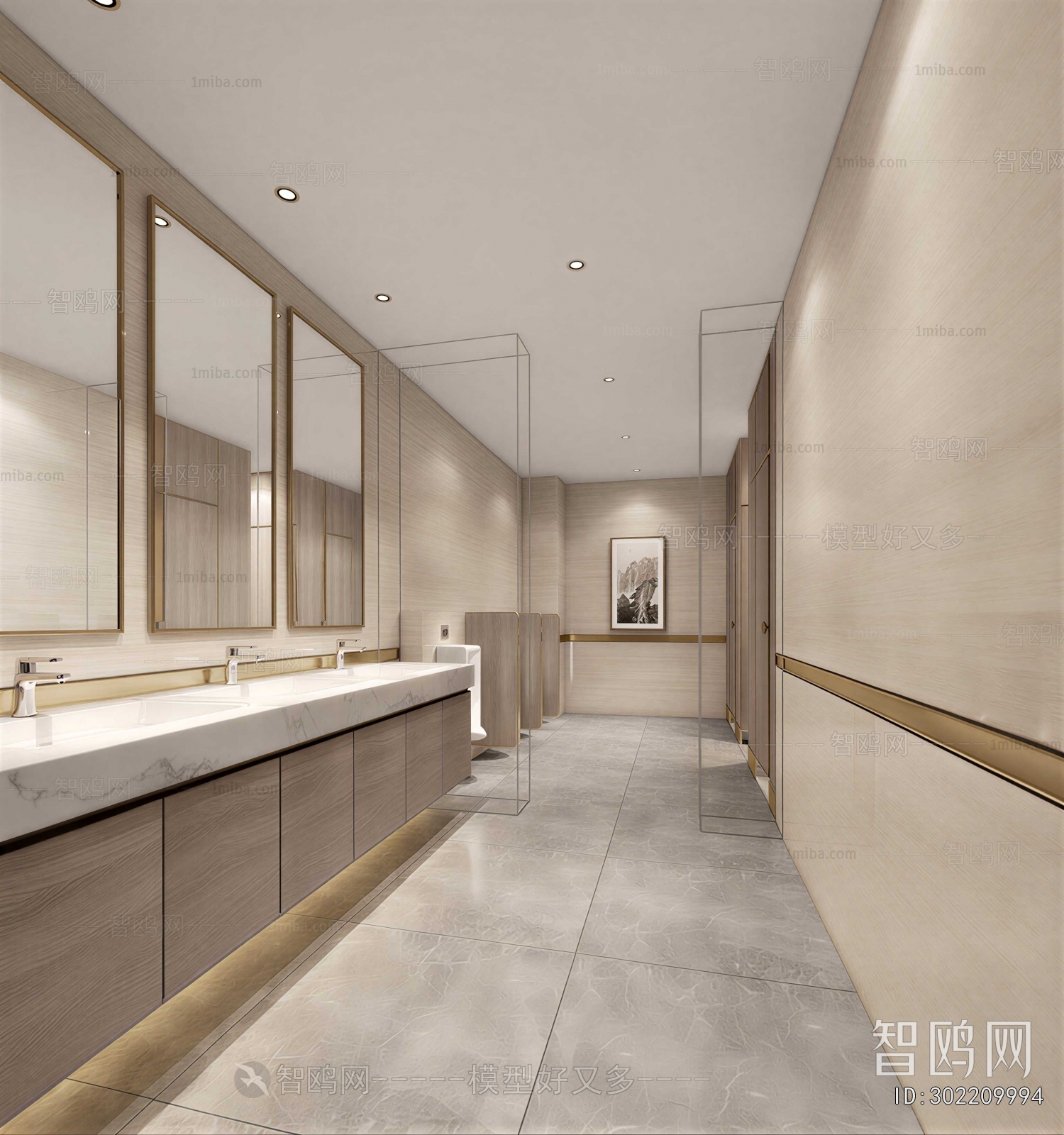 Modern Public Toilet