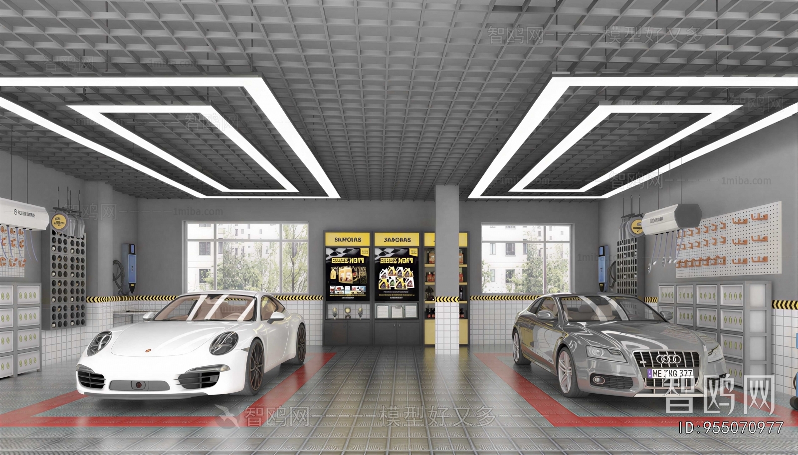 Modern Automobile Repair Shop