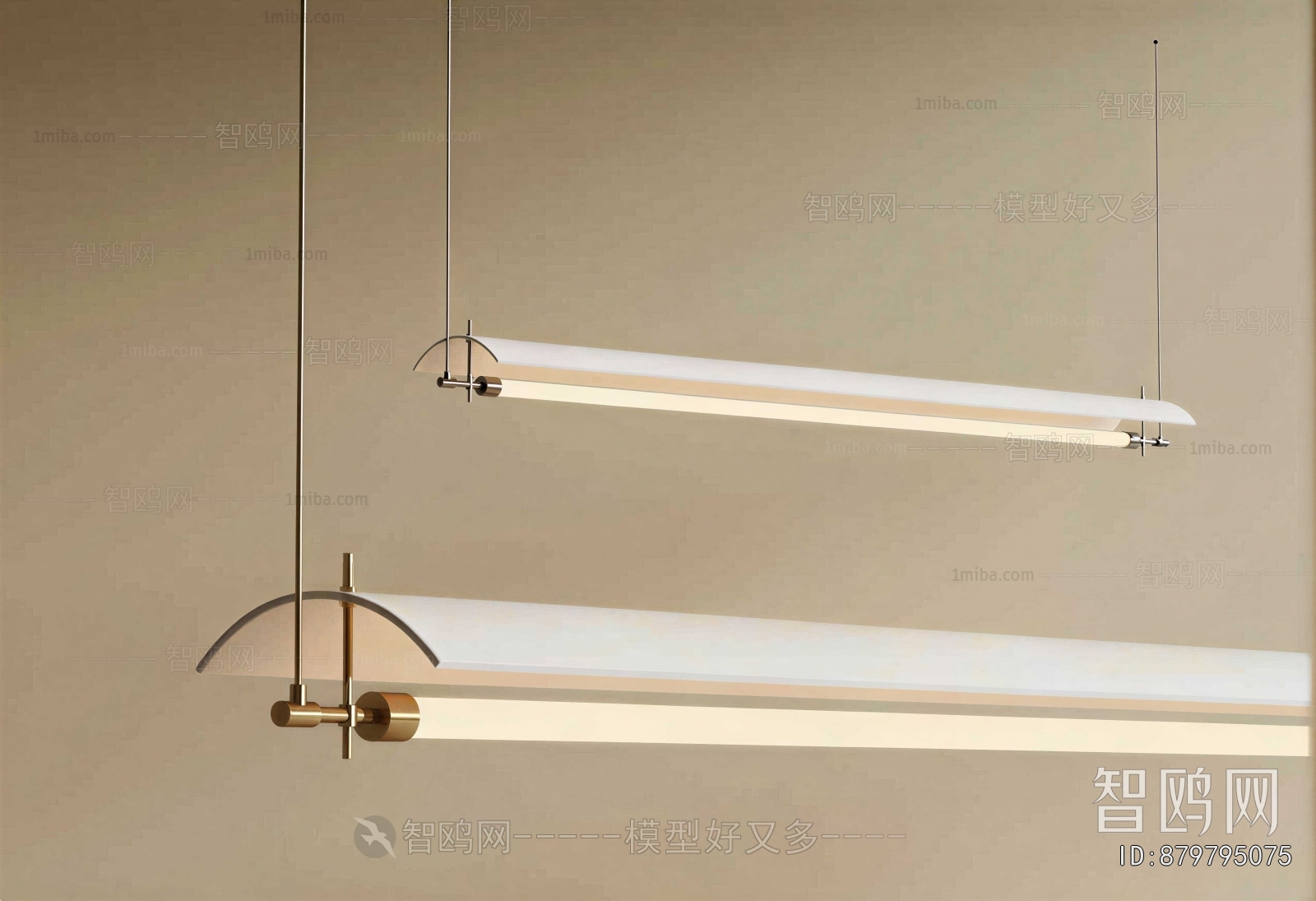 Modern Long Chandelier