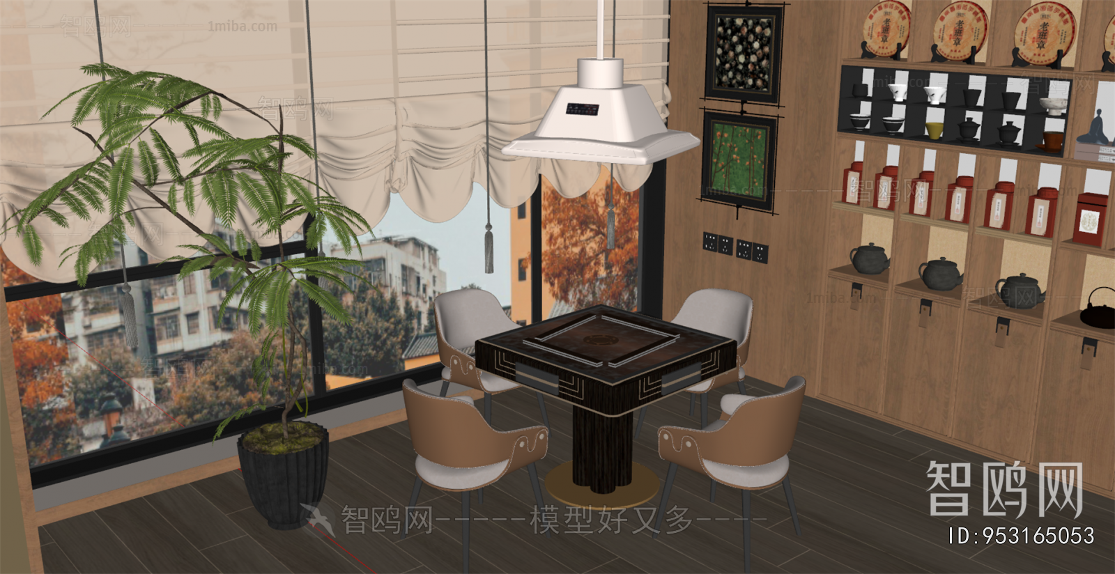 New Chinese Style Mahjong Tables And Chairs