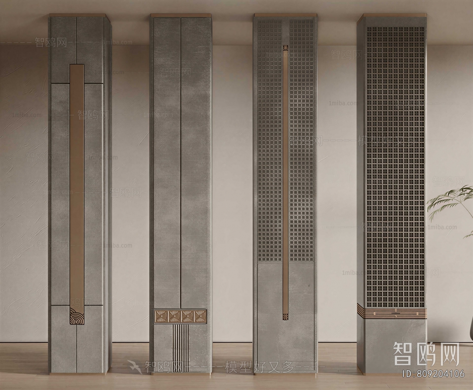 New Chinese Style Column