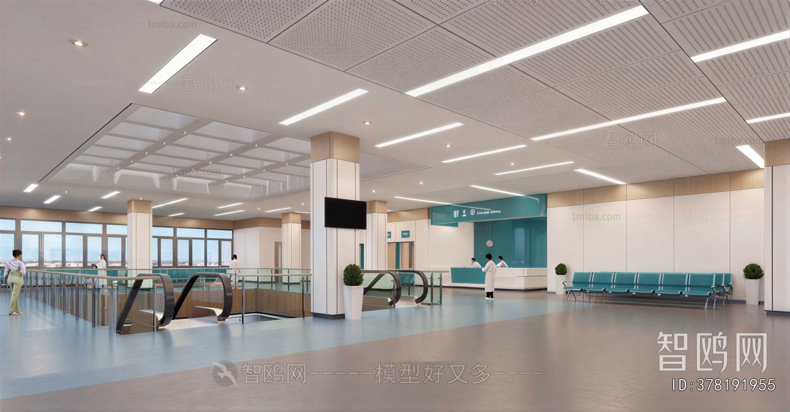 Modern Hospital Hall