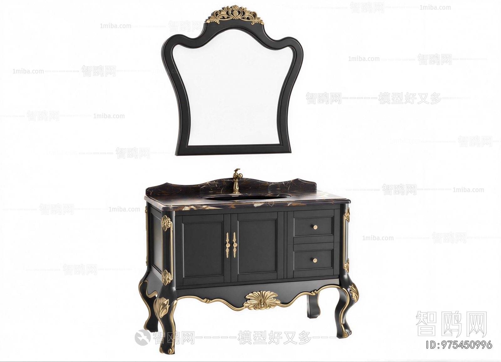 Classical Style Bathroom Cabinet