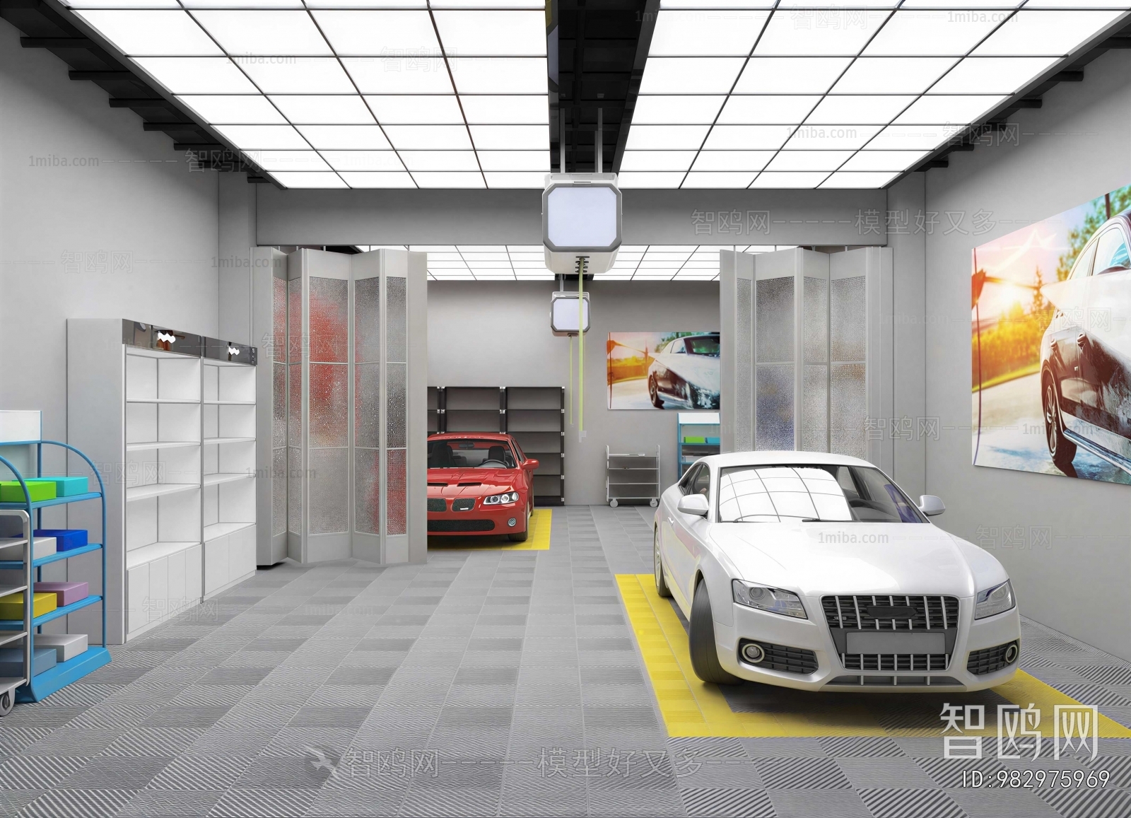 Modern Automobile Repair Shop
