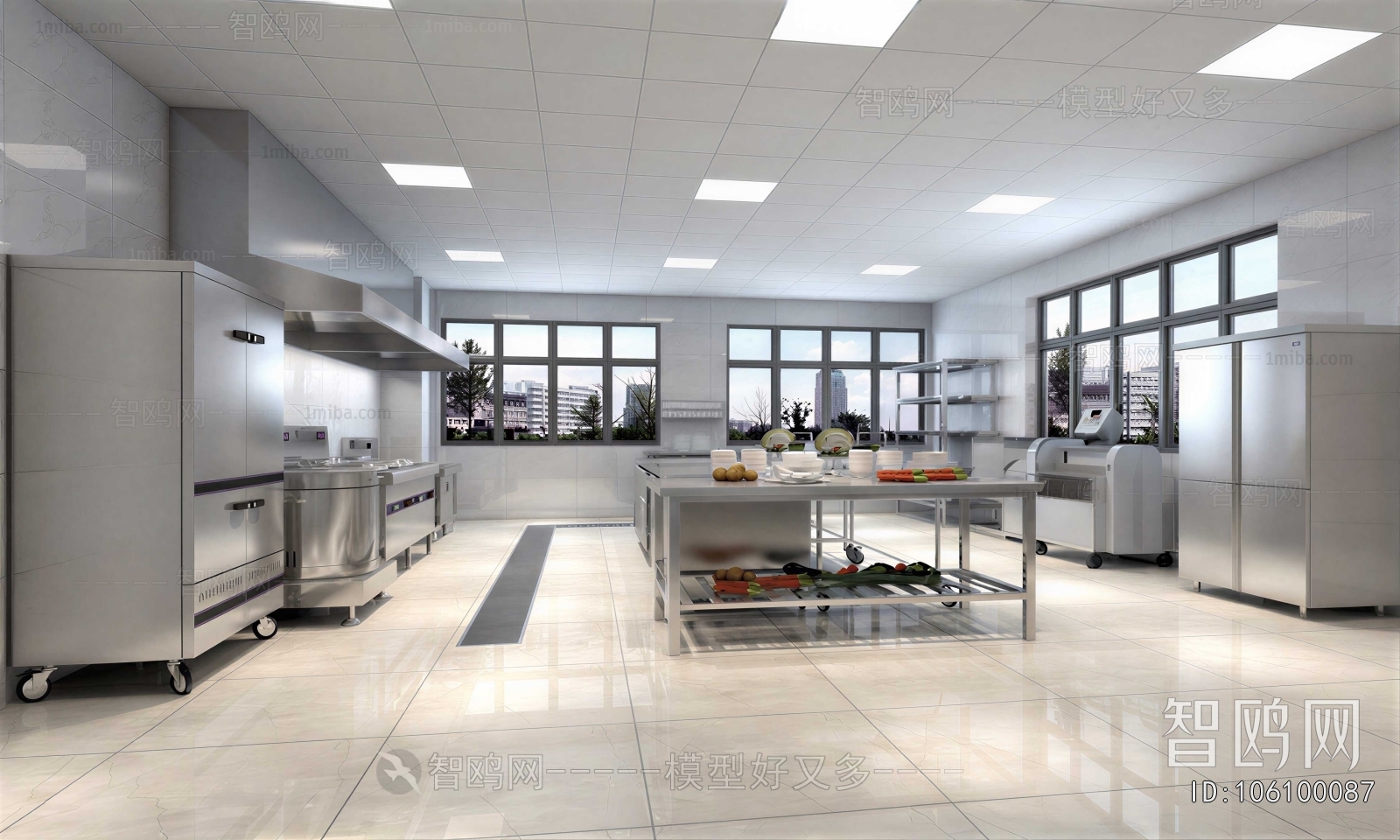 Modern Central Kitchen