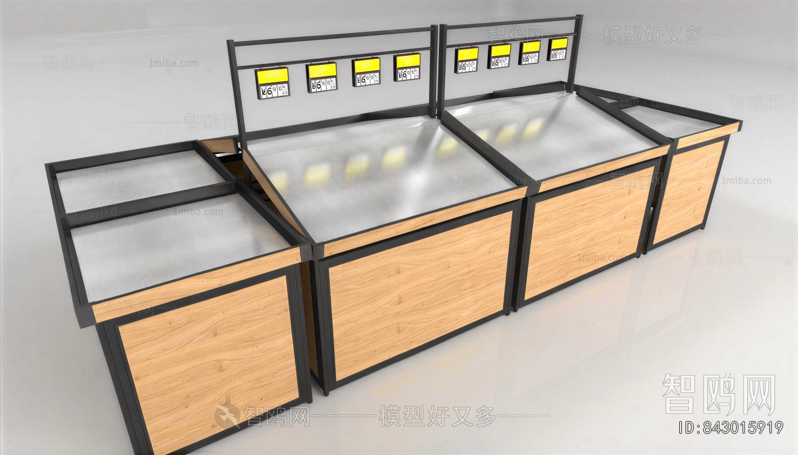 Modern Supermarket Shelf