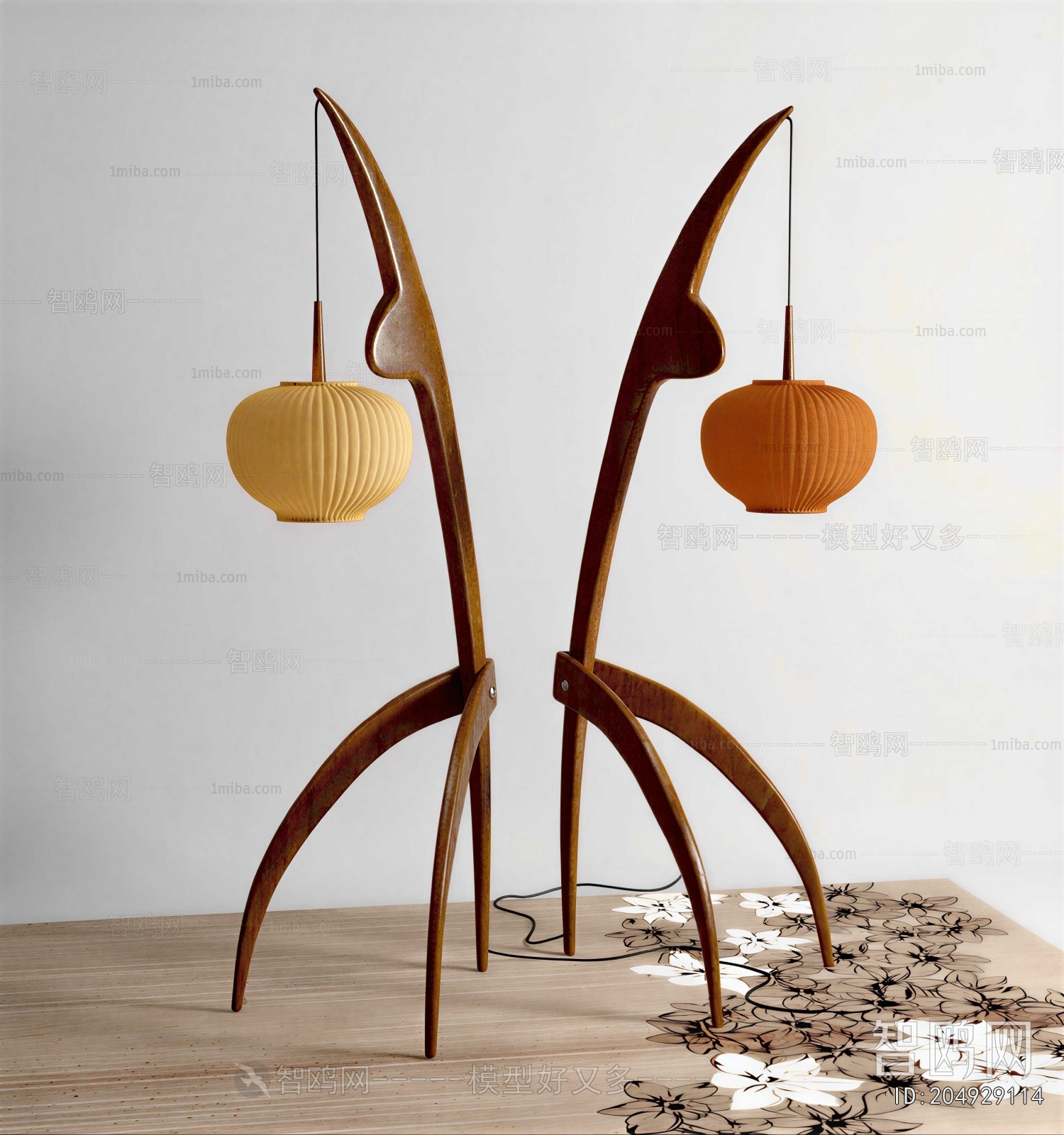 New Chinese Style Floor Lamp