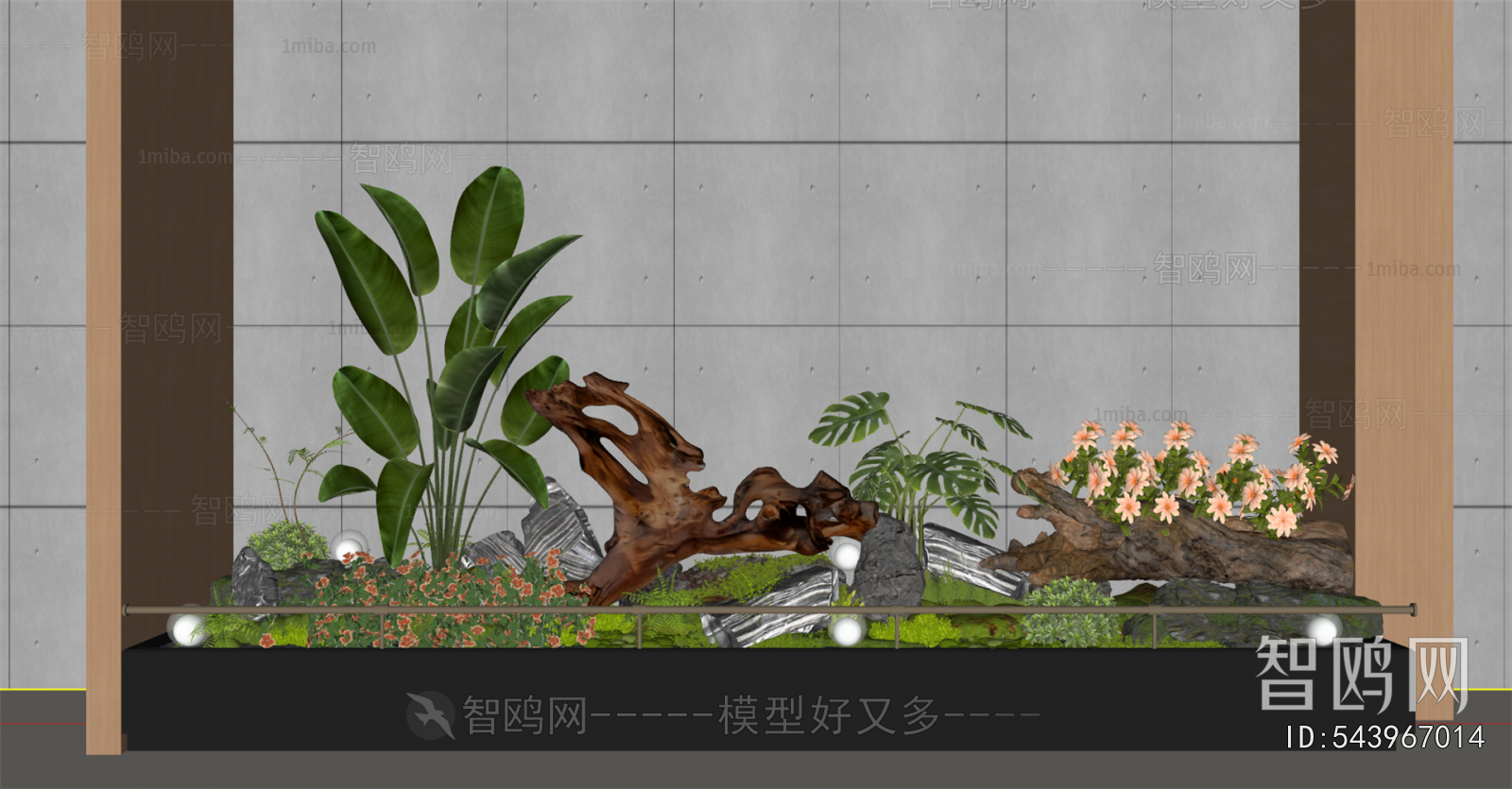 Retro Style Plant Landscaping