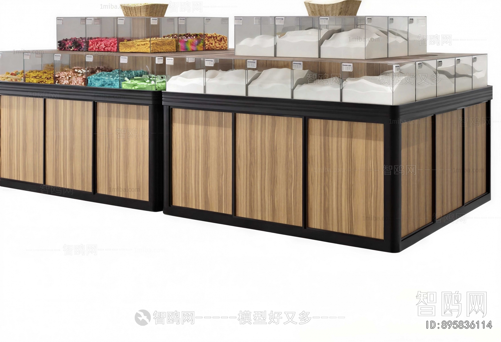 Modern Supermarket Shelf
