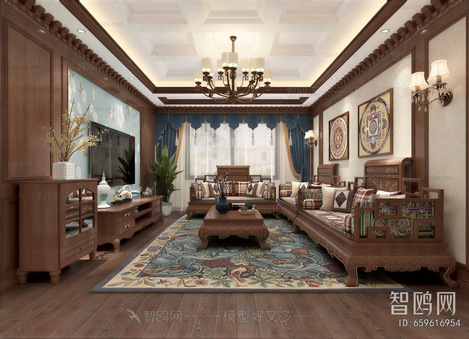 Chinese Style A Living Room