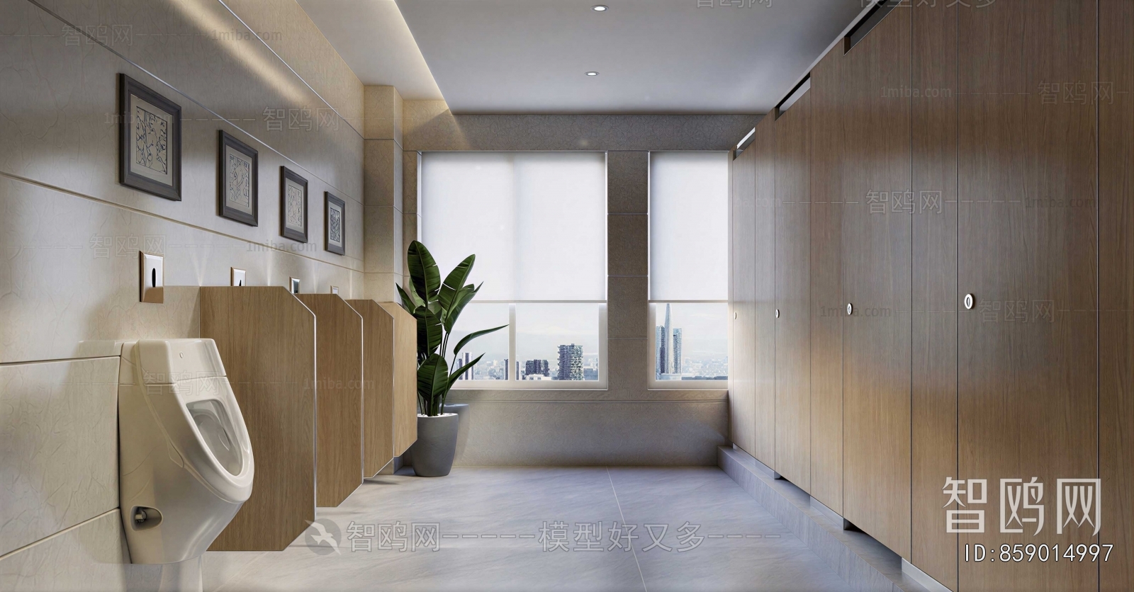 Modern Public Toilet
