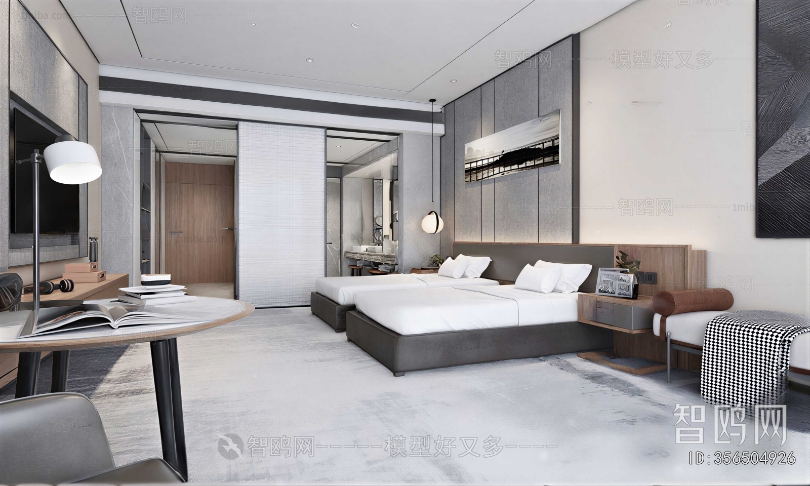 Modern Guest Room