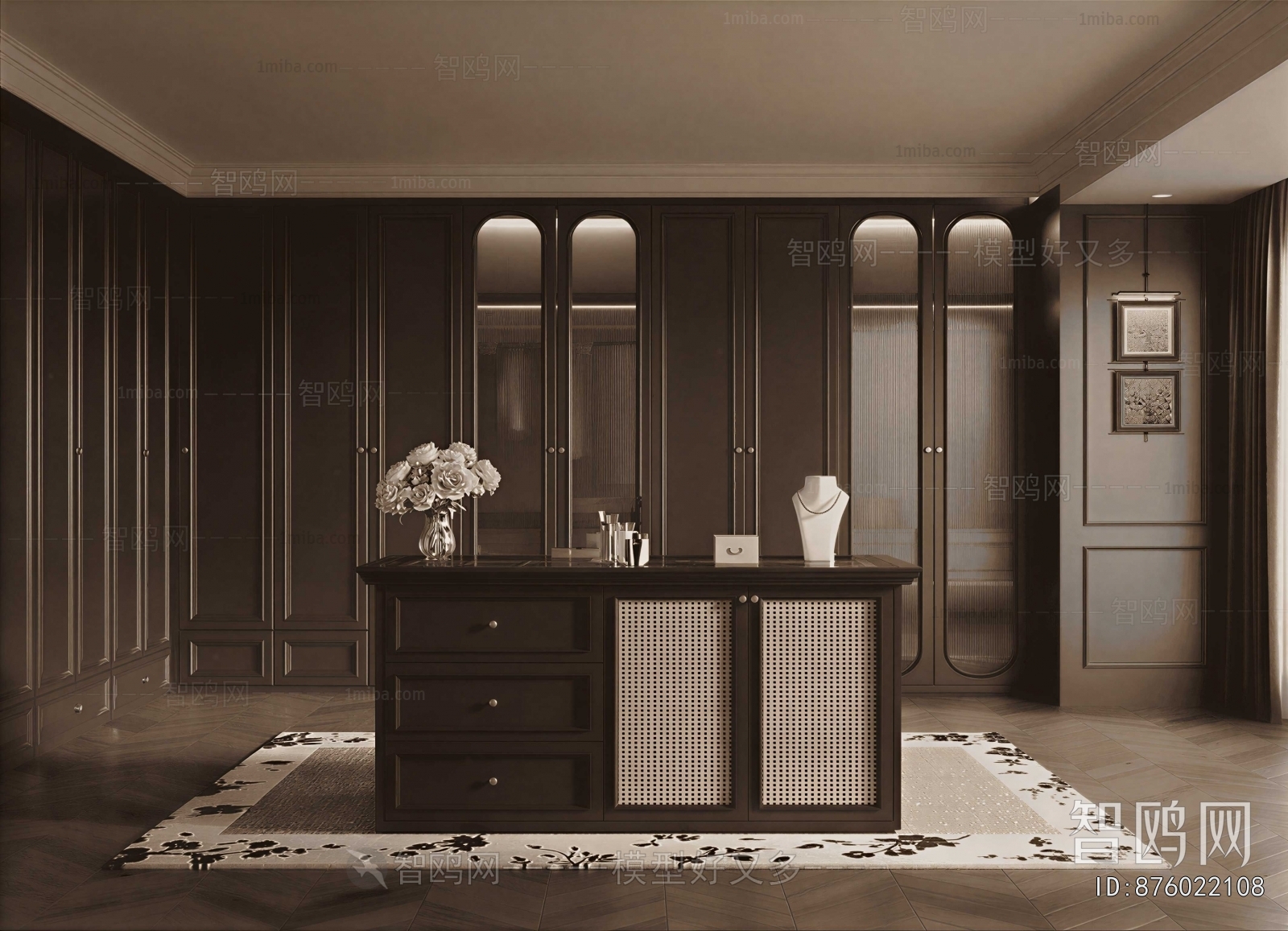 Modern Clothes Storage Area