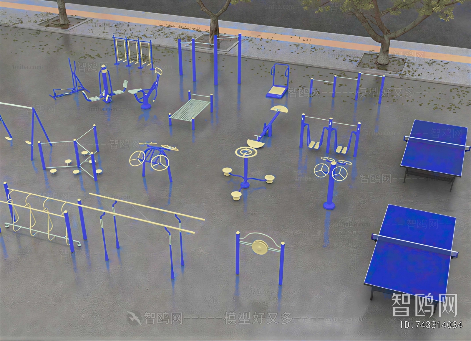 Modern Fitness Equipment
