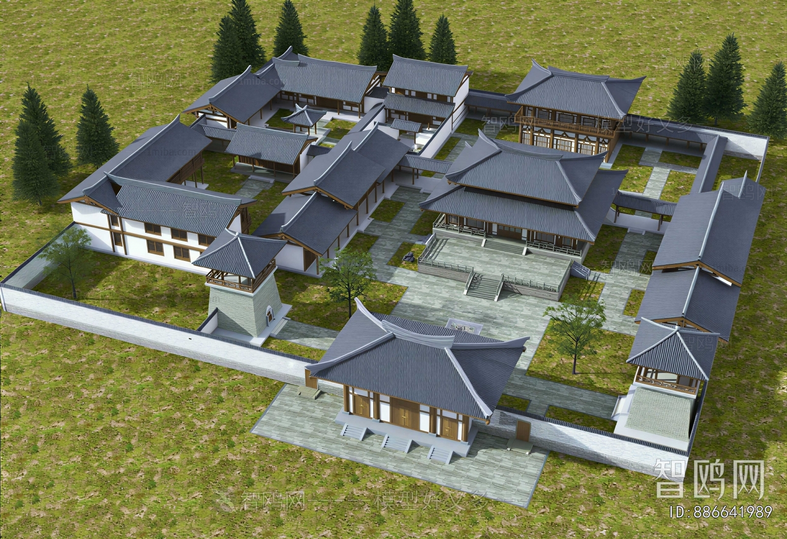 Chinese Style Ancient Architectural Buildings