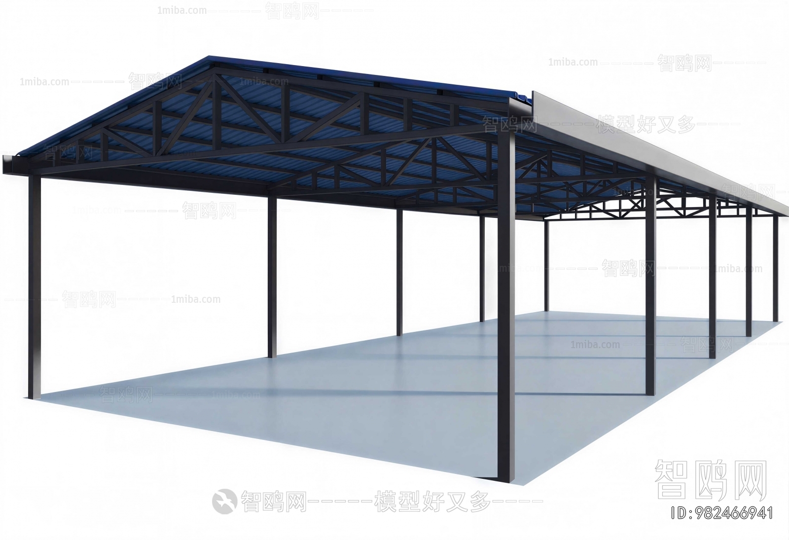 Modern Outdoor Parking Lot