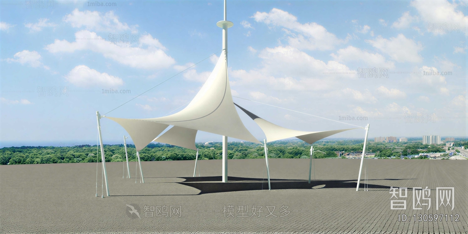 Modern Sunshade/Canopy/Tensioning Film