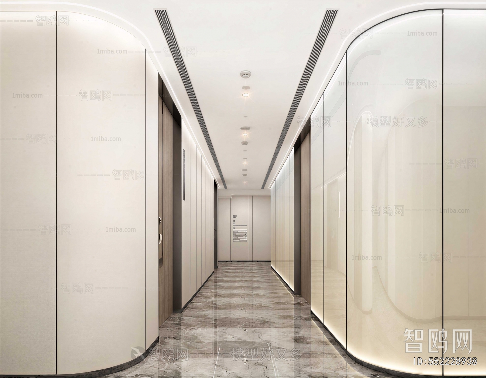 Modern Office Aisle