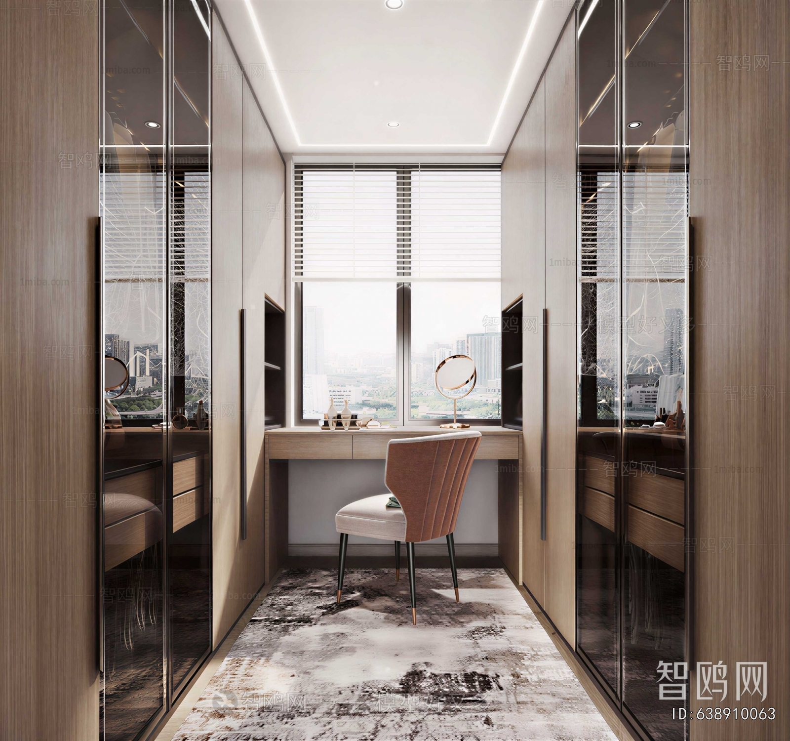 Modern Clothes Storage Area