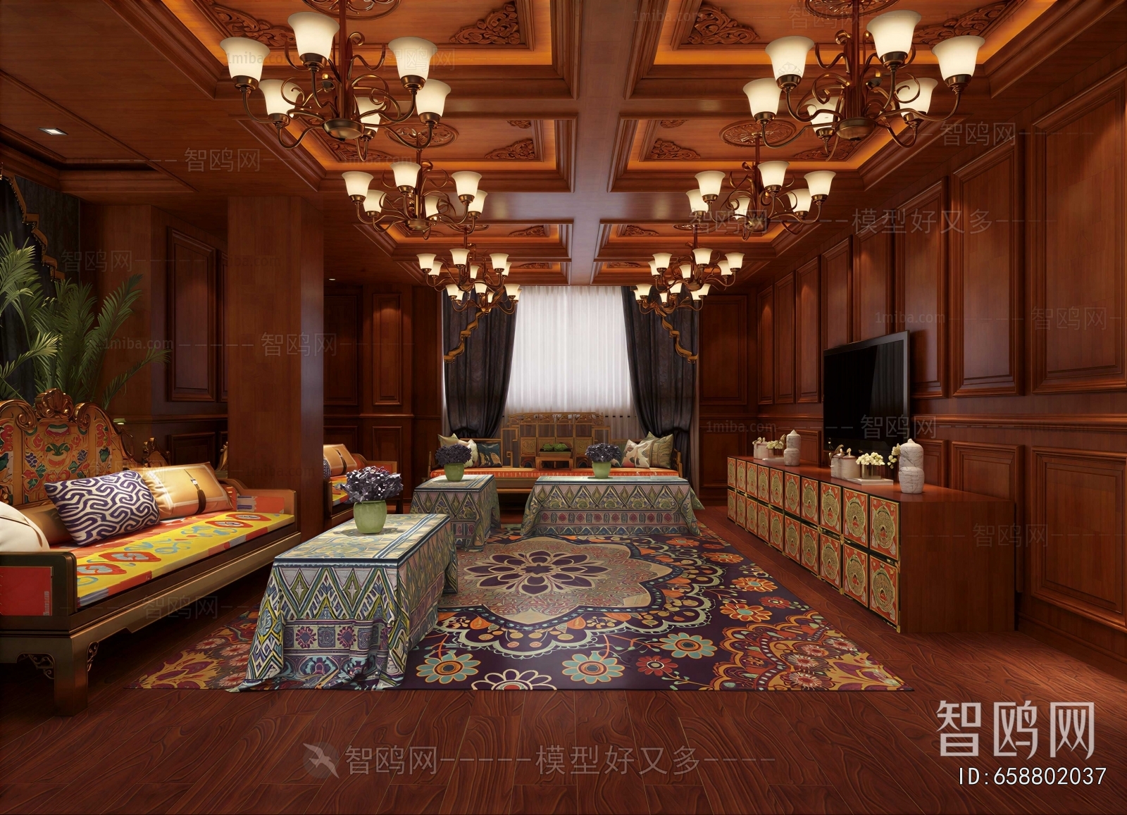 Chinese Style A Living Room