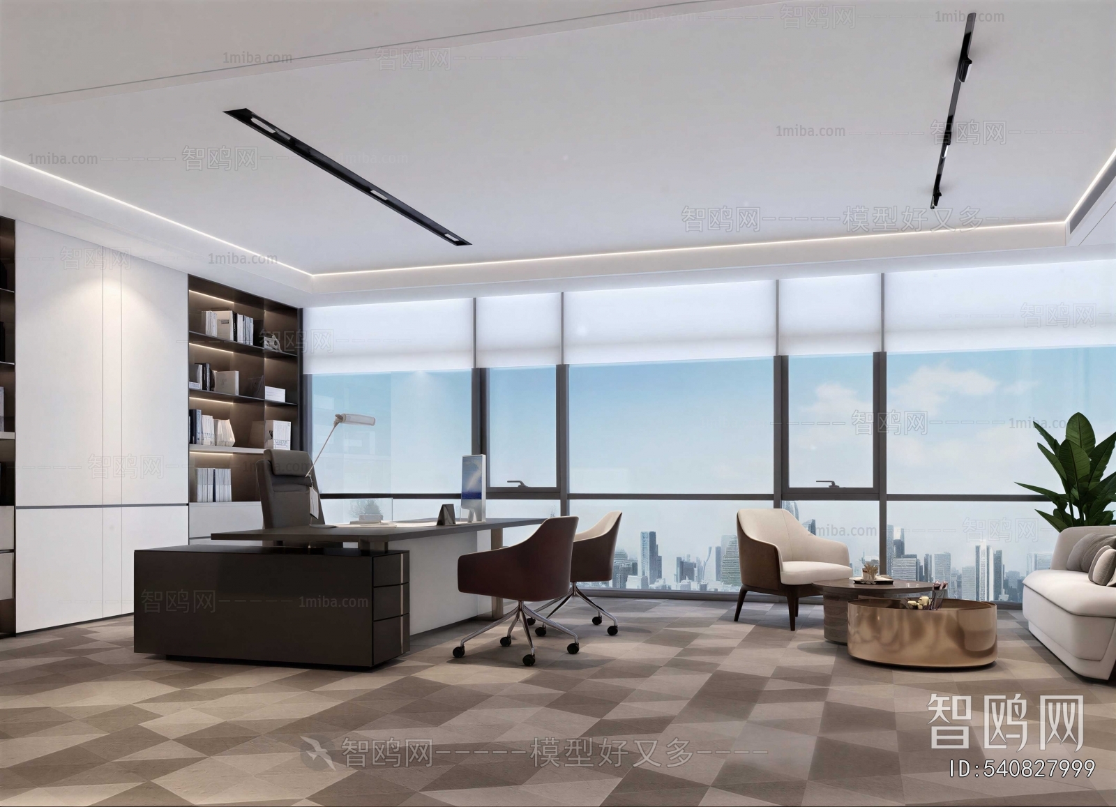 Modern Manager's Office