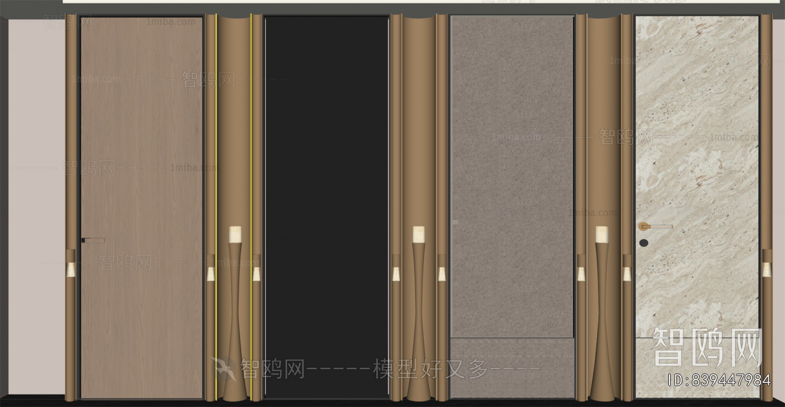 Modern Single Door