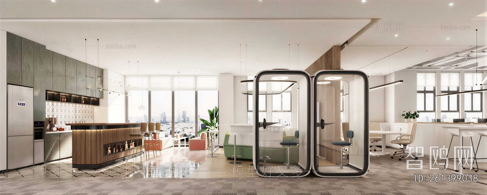 Modern Office Rest Area