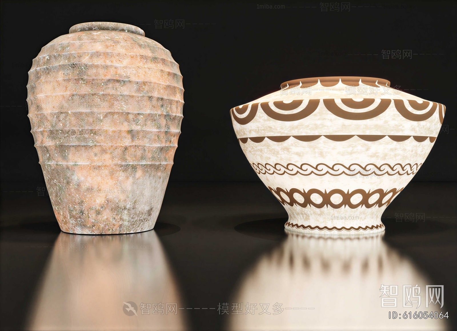 Wabi-sabi Style Clay Pot