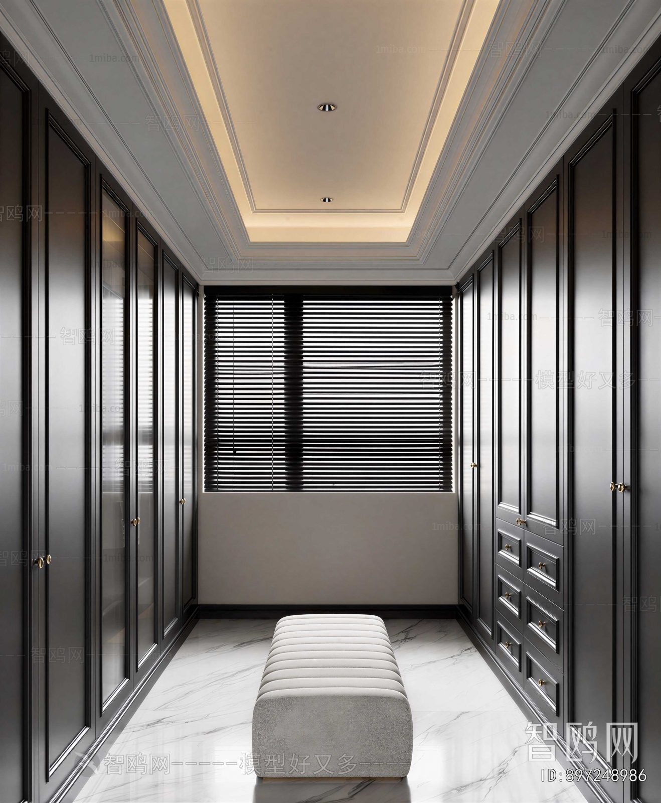 Modern Clothes Storage Area