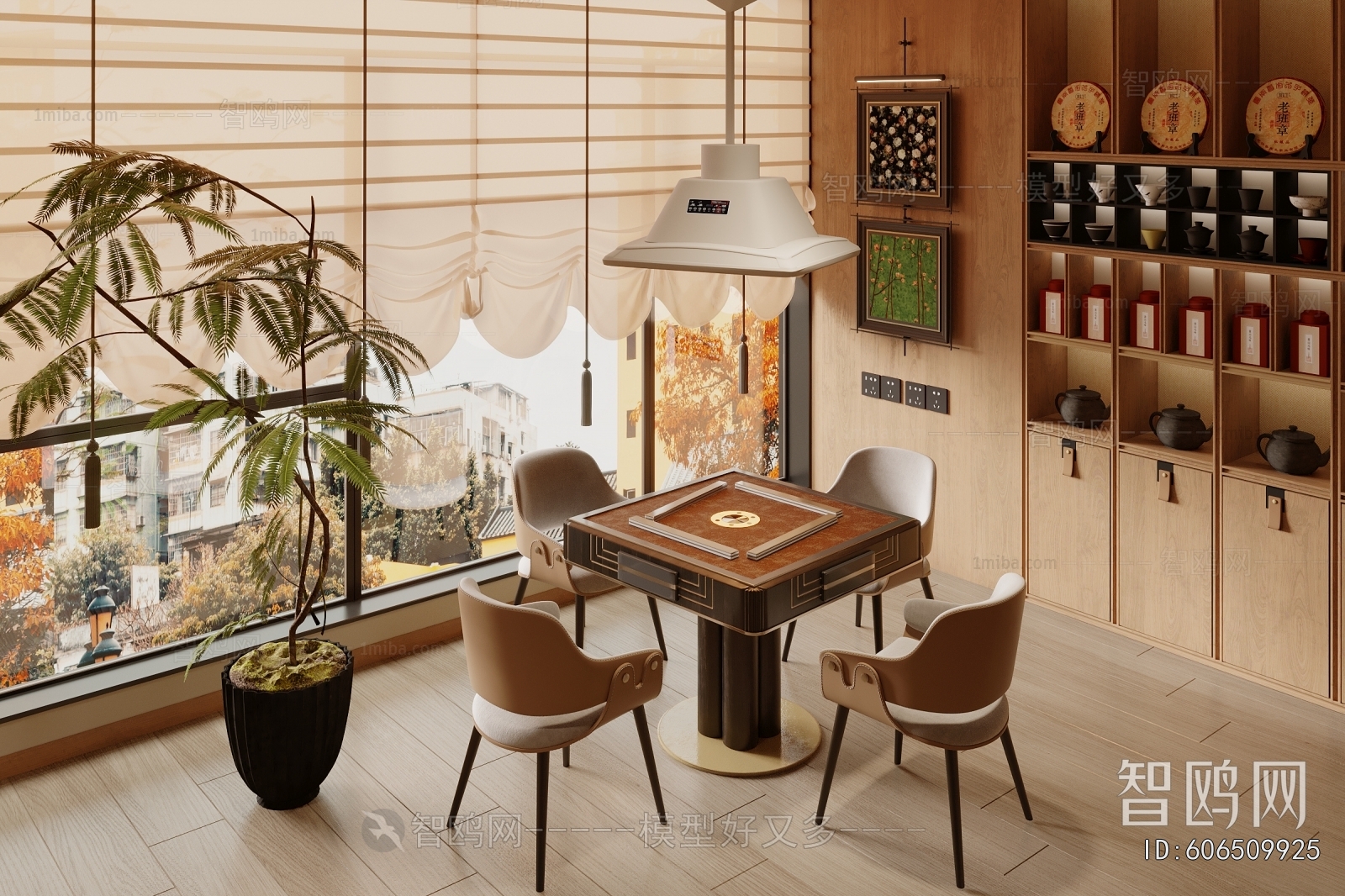 New Chinese Style Mahjong Tables And Chairs