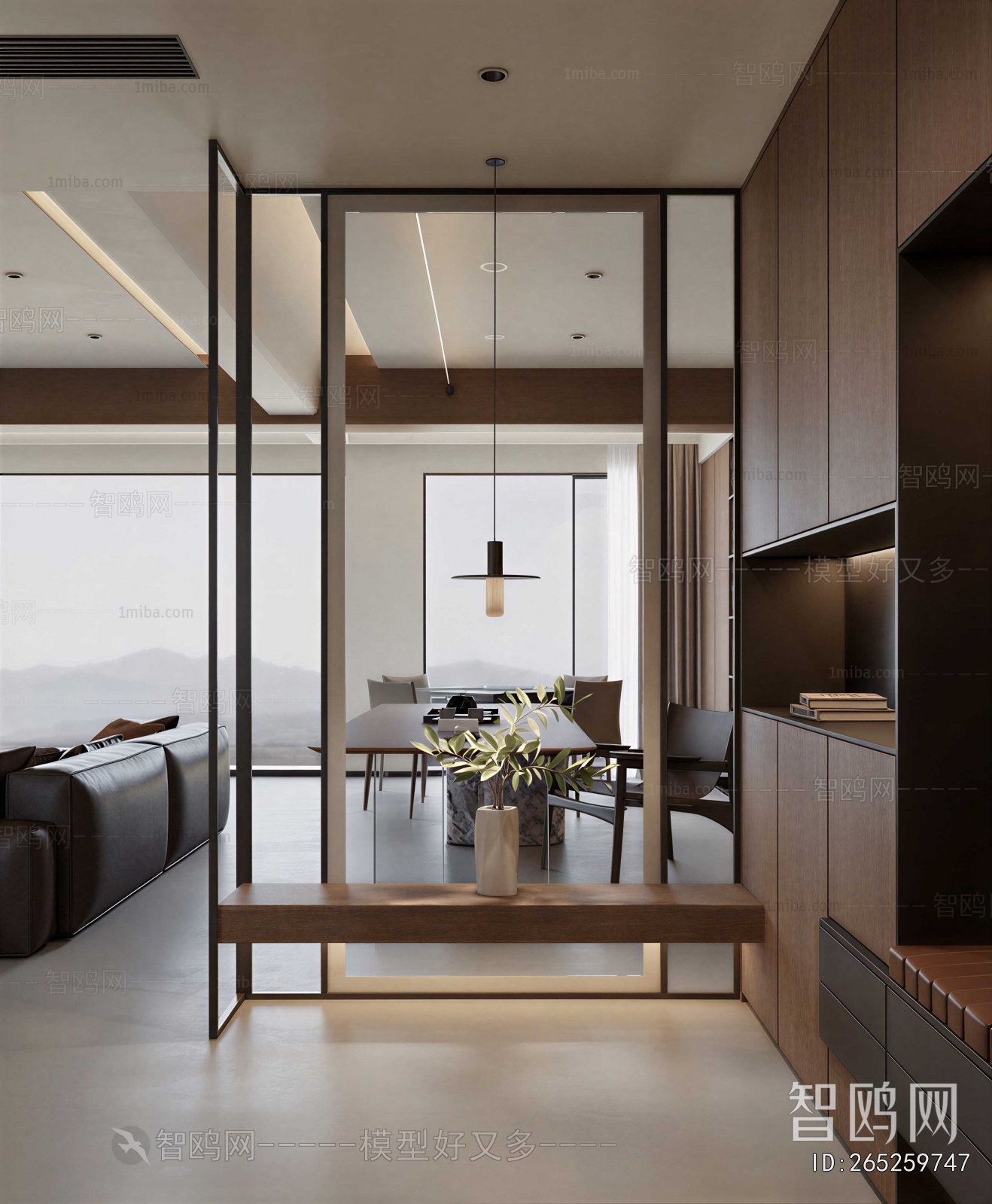 Modern Hallway