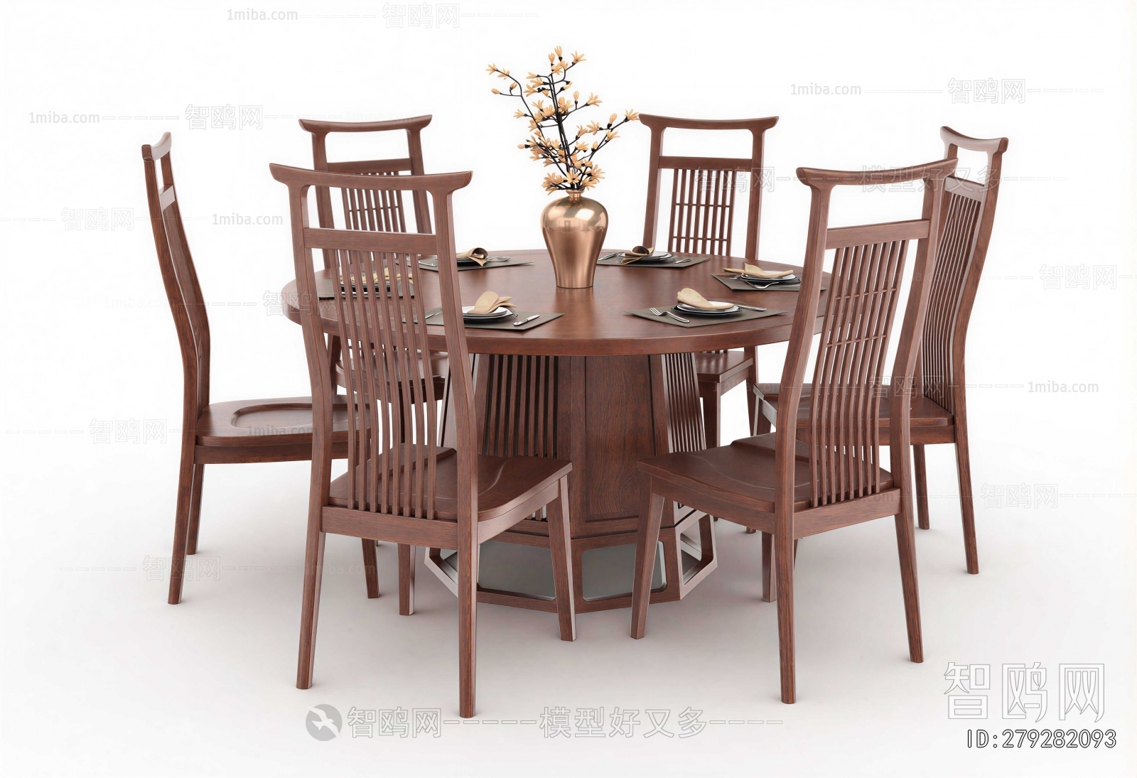 New Chinese Style Dining Table And Chairs