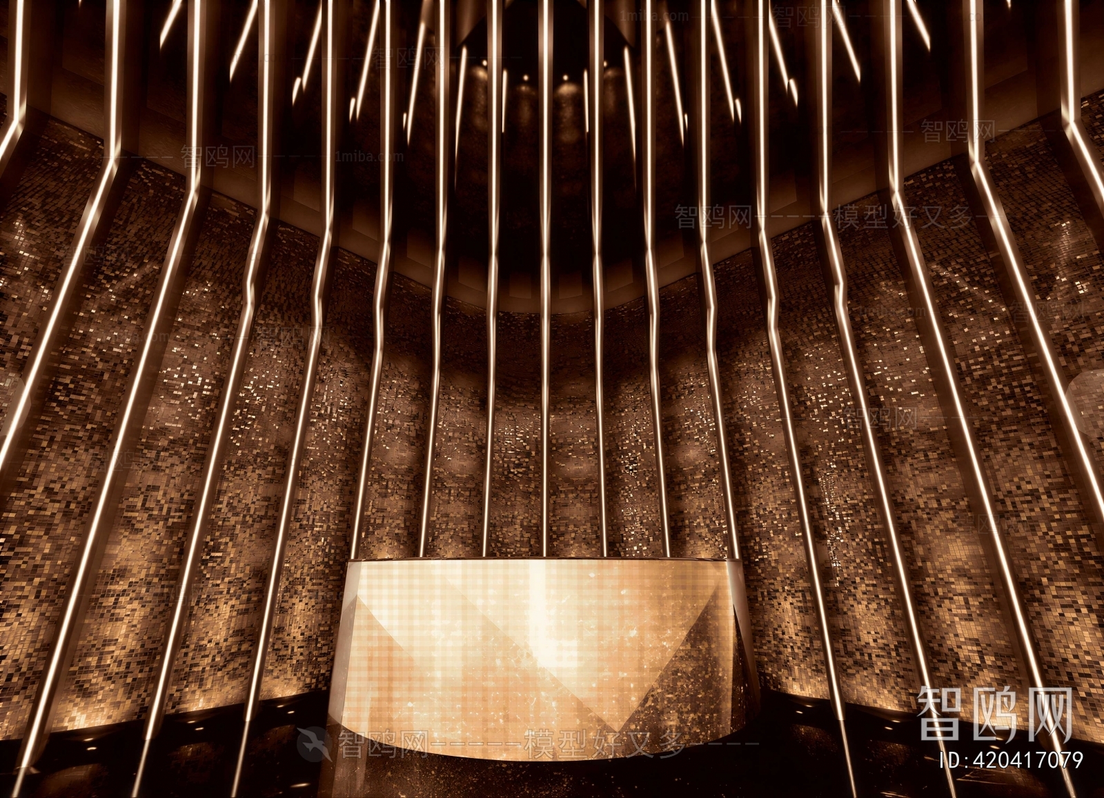 Modern Office Reception Desk