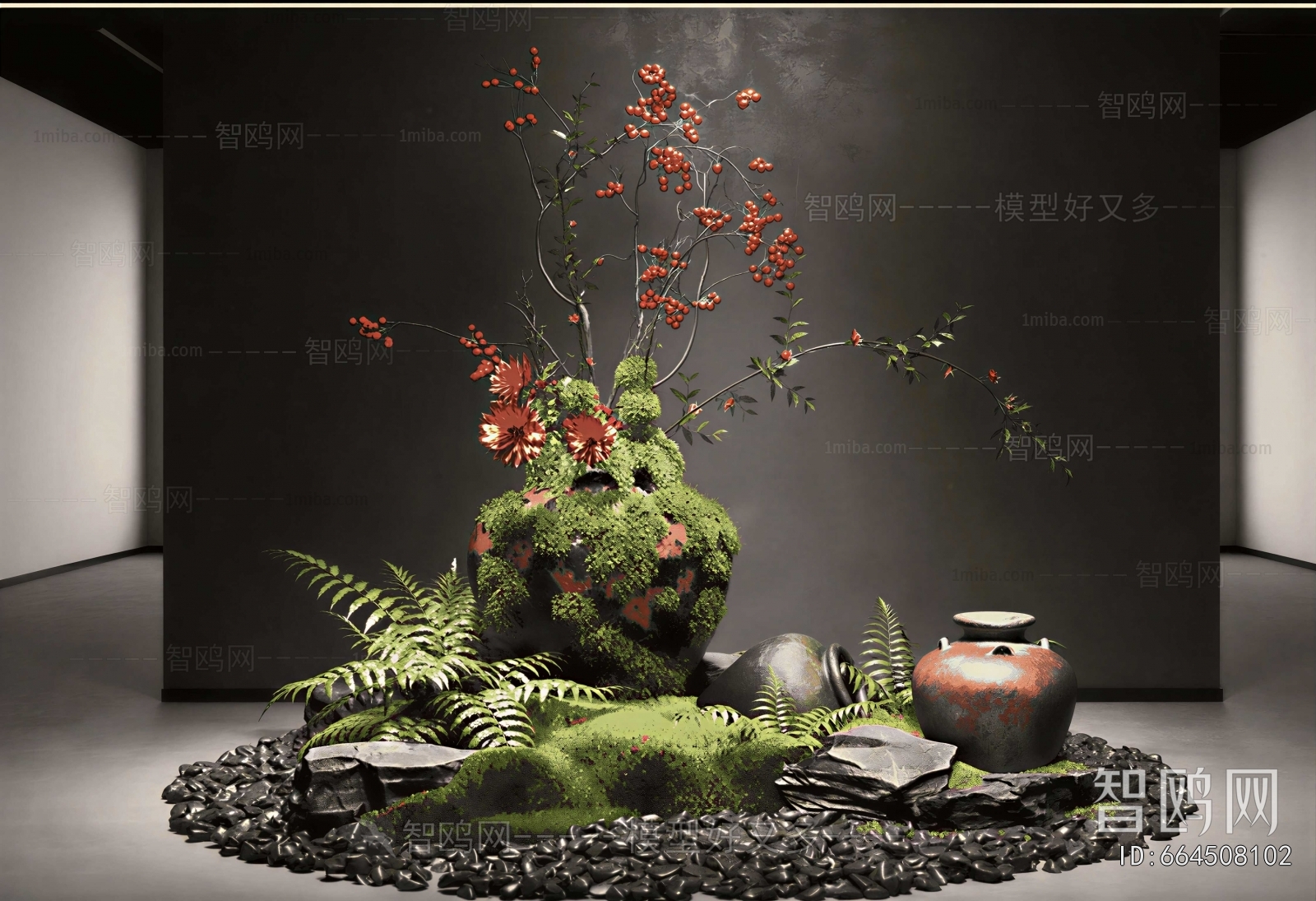 New Chinese Style Plant Landscaping
