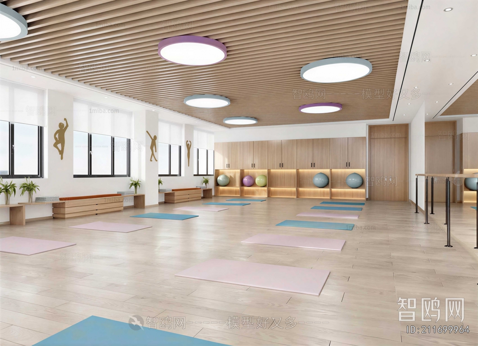Modern Yoga Room