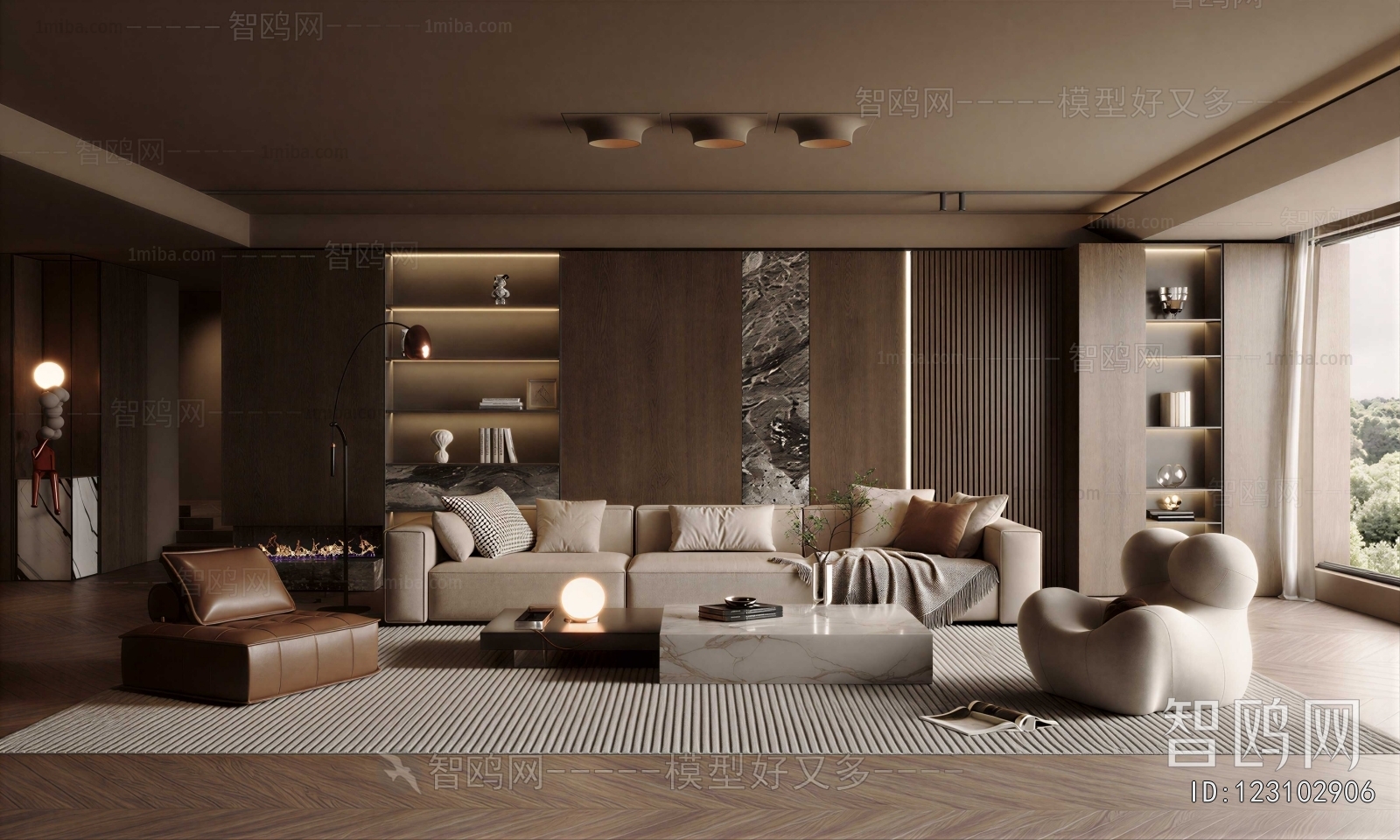 Modern A Living Room
