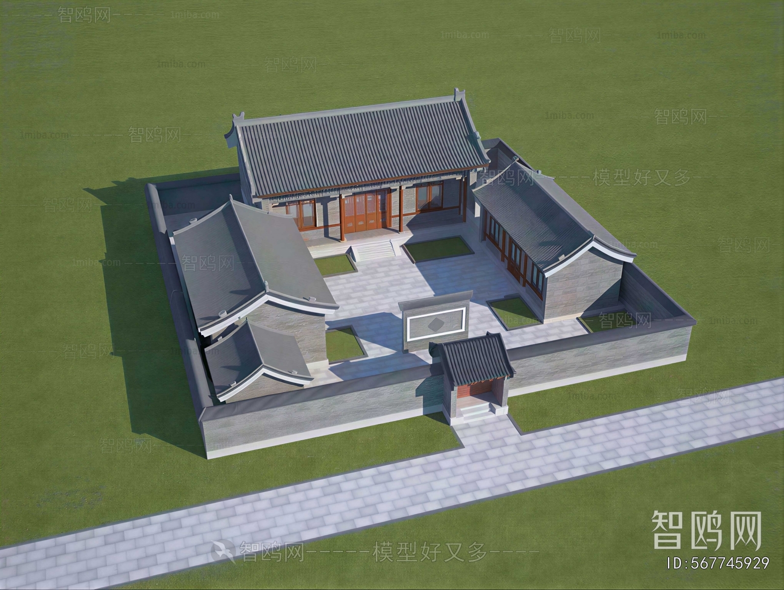 Chinese Style Residential Building