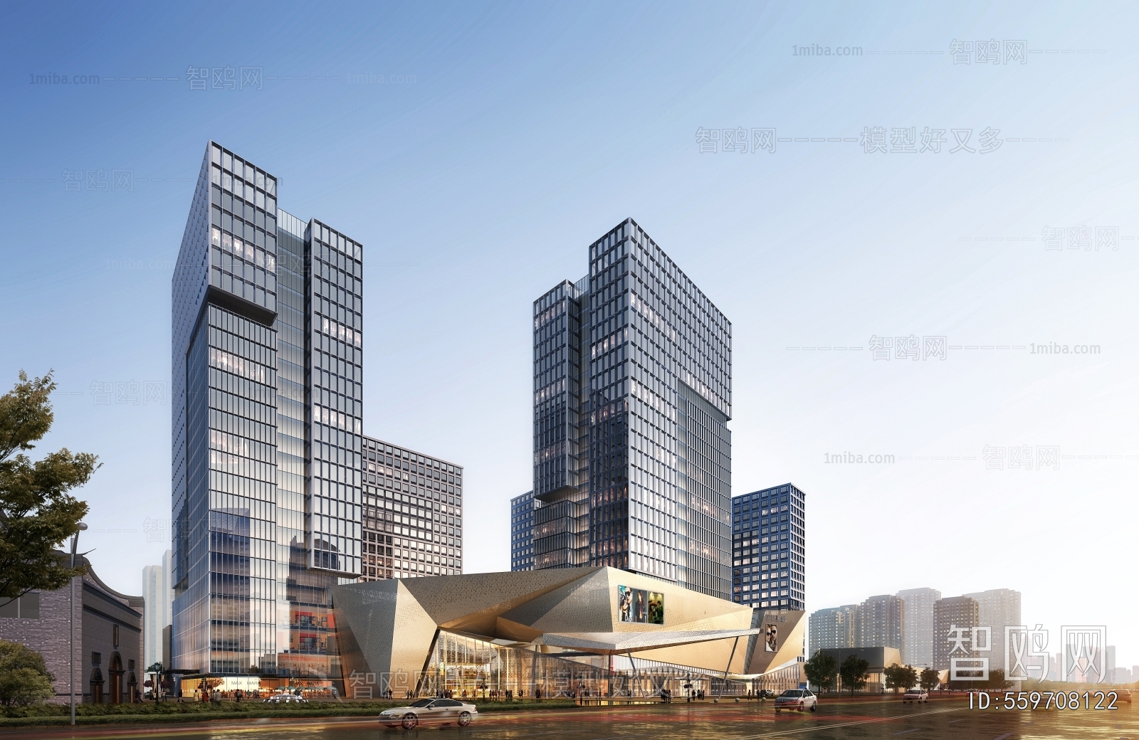 Modern Appearance Of Commercial Building