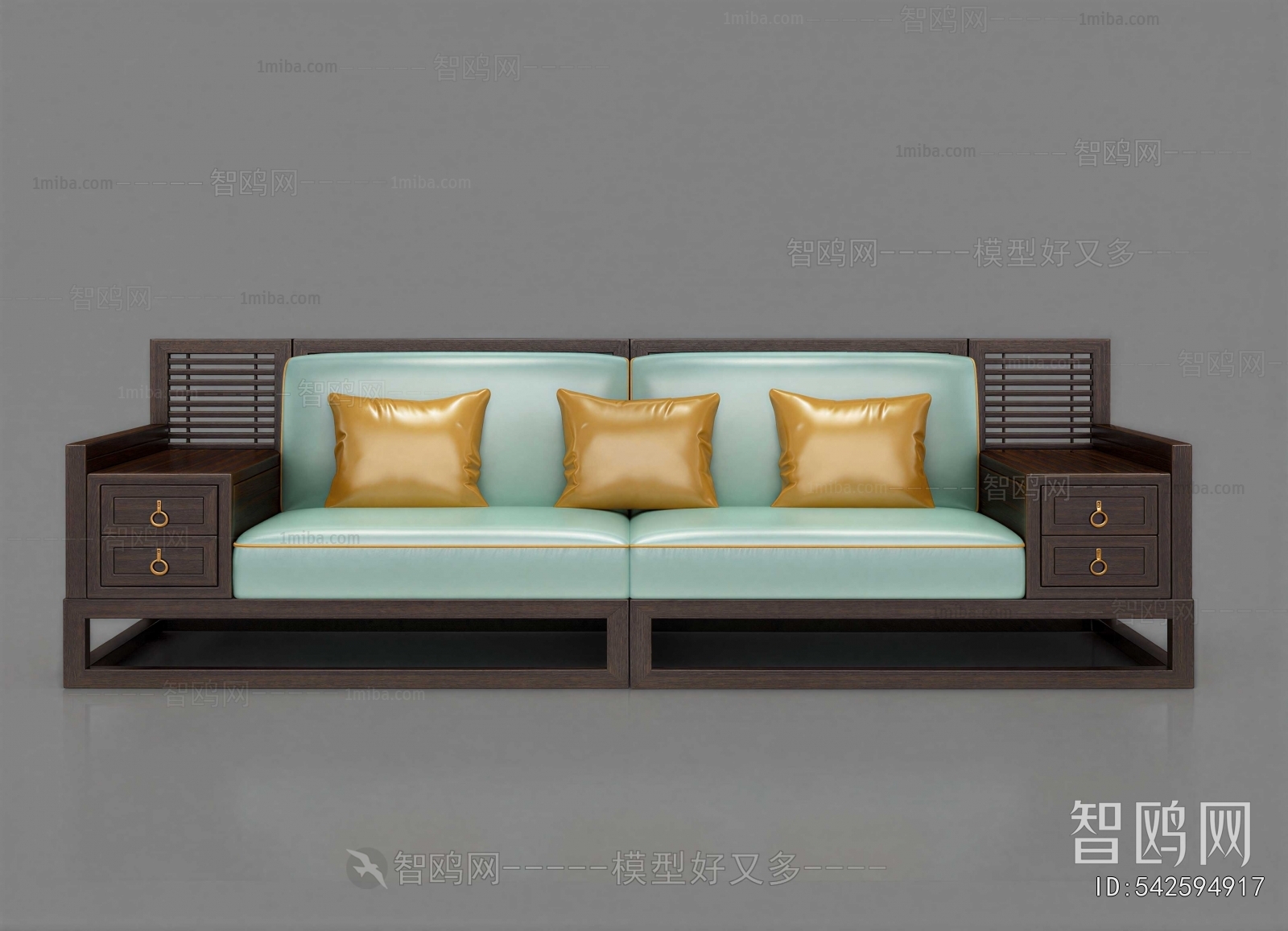 New Chinese Style A Sofa For Two