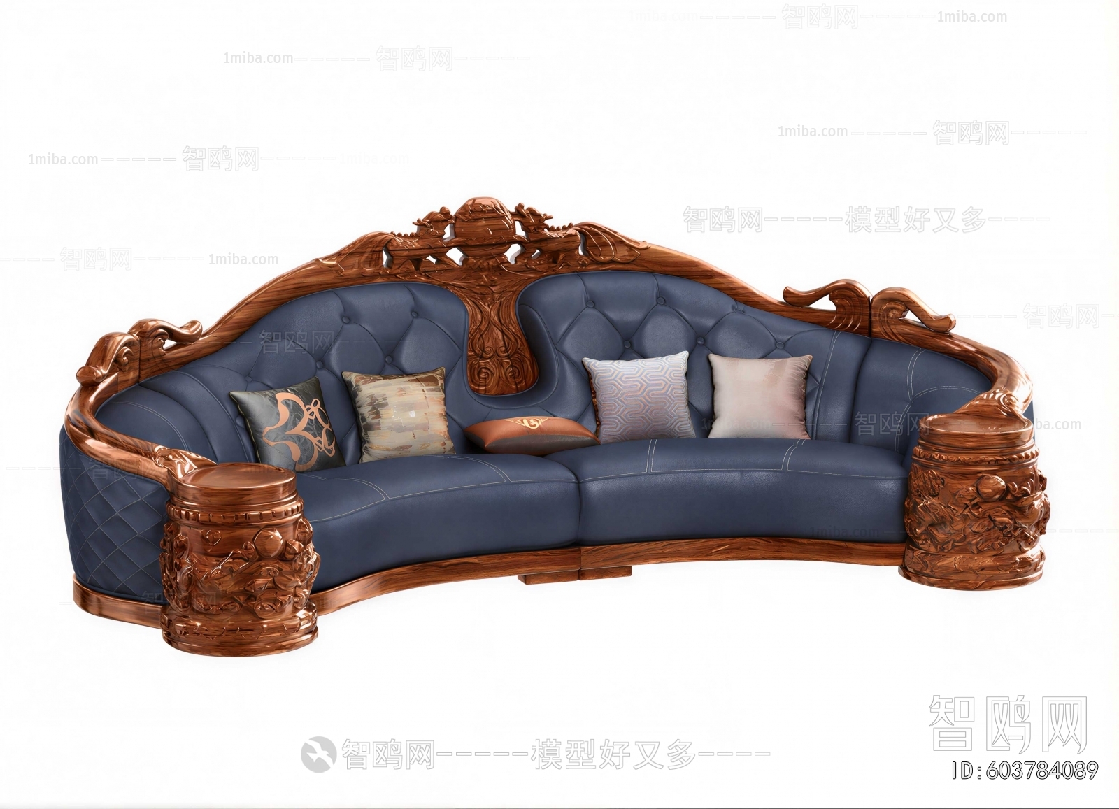 European Style Curved Sofa
