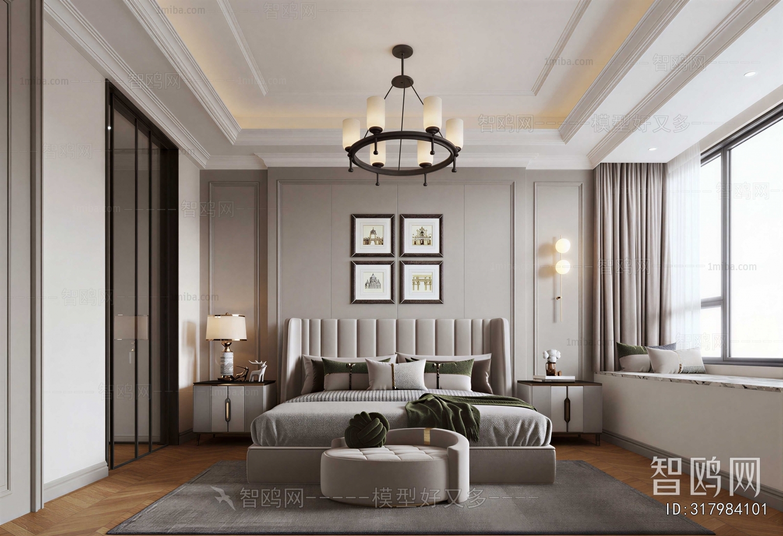 American Style Bedroom