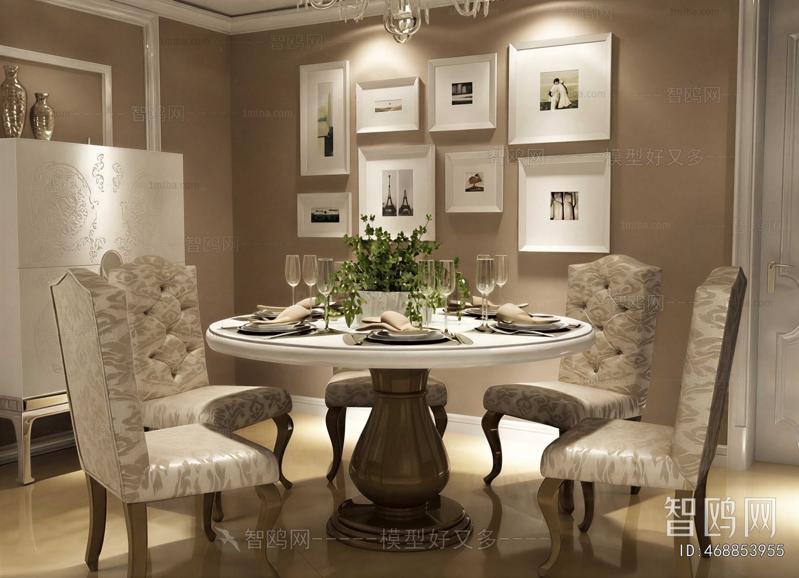 American Style Dining Table And Chairs