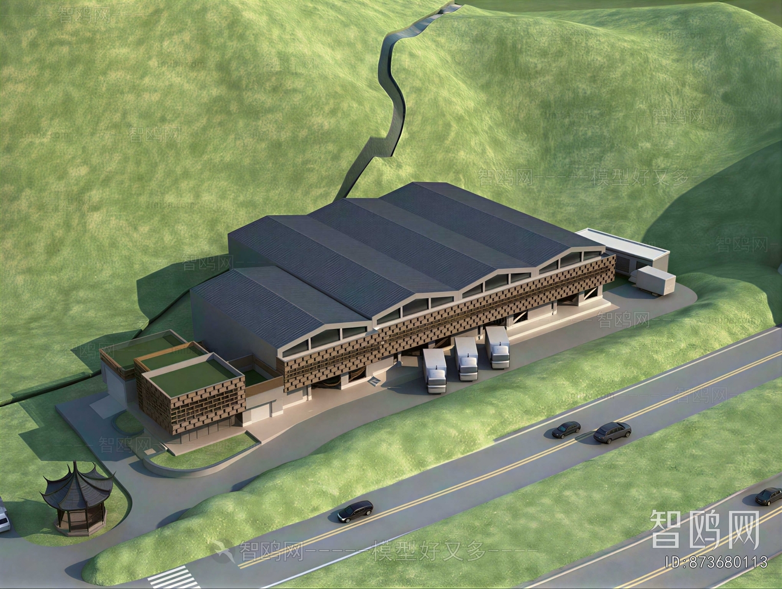Modern Industrial Building