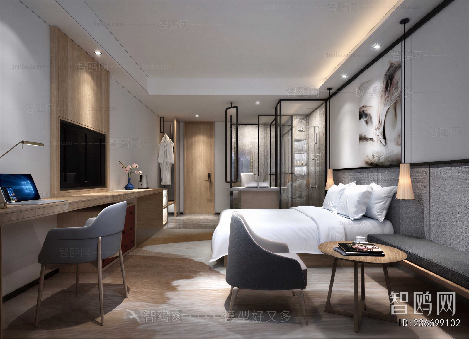 Modern Guest Room