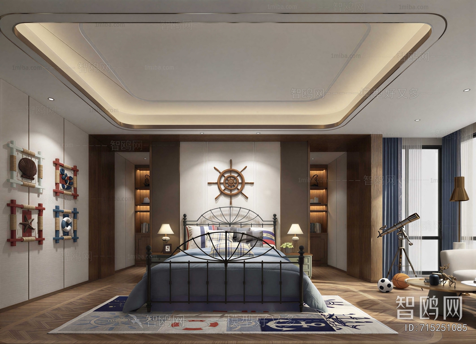 Mediterranean Style Bedroom
