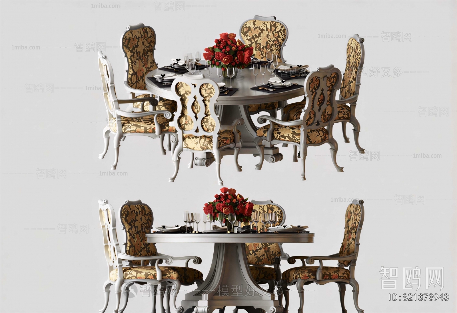 American Style Dining Table And Chairs