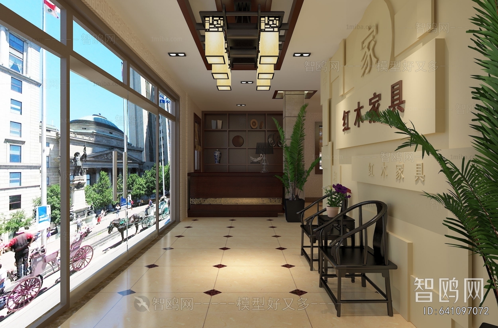 New Chinese Style Exhibition Hall