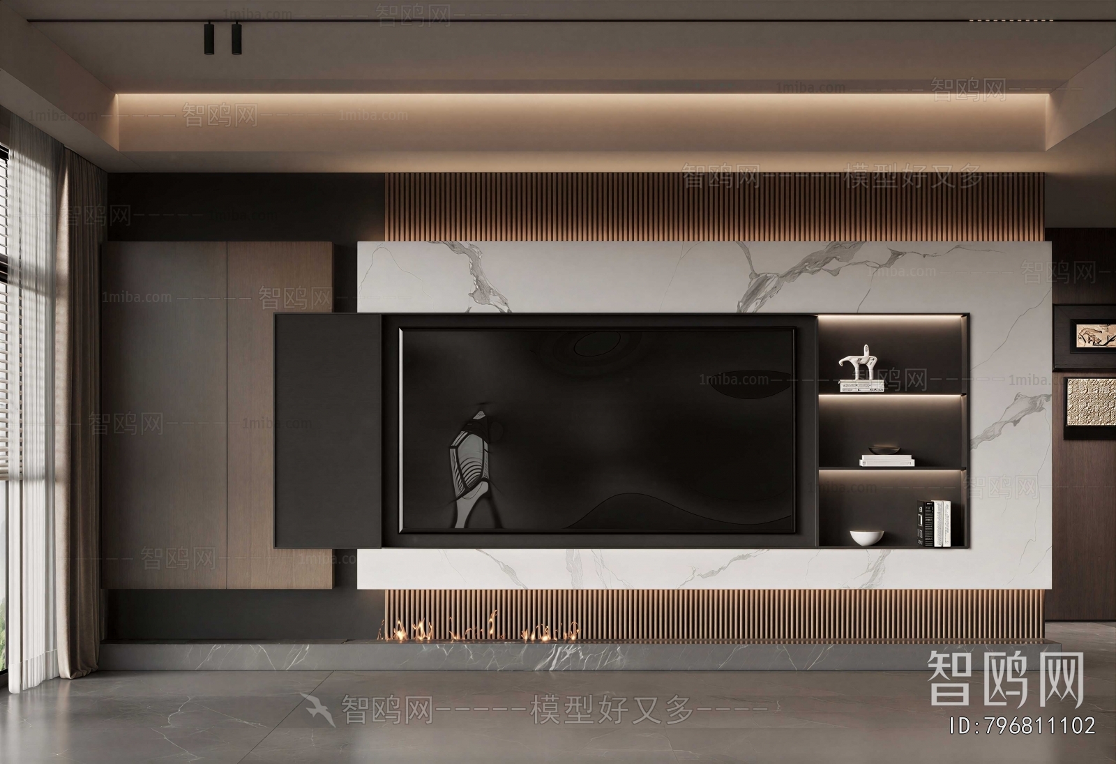 Modern TV Wall