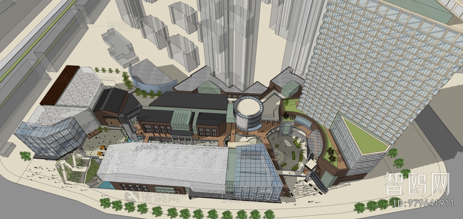 Modern Appearance Of Commercial Building